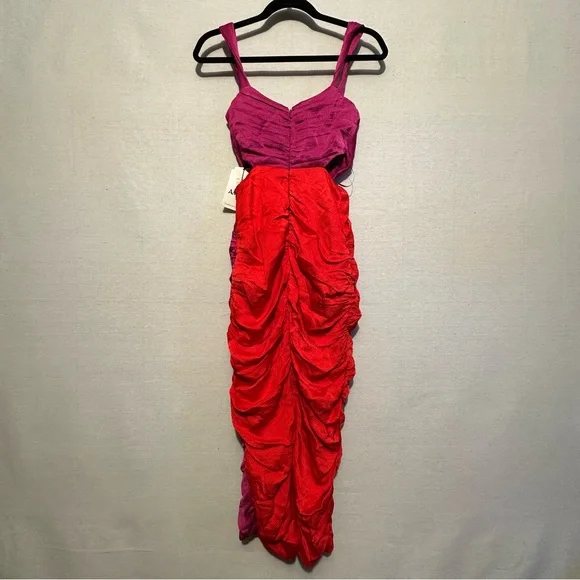 NWT AMUR Persey Twist Strap Dress - size 00 - Picture 4 of 7